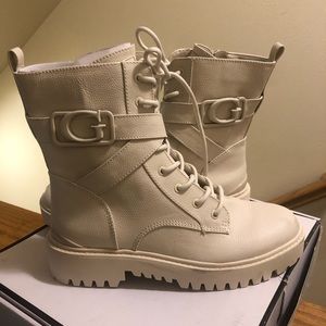 Guess Womens Boot. Color is beige. Size 10, never worn. Brand new in box.